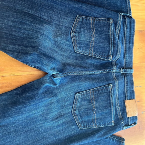 Lucky Brand Women's Straight Leg Jeans - Dark Blue - Picture 3 of 3